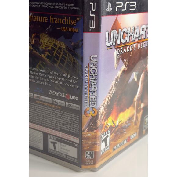 Uncharted 3: Drake’s Deception (Sony PlayStation 3, 2011) Complete CIB PS3 - Picture 7 of 7